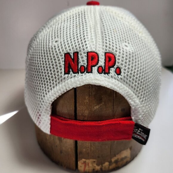 Dodge Mopar Trucker Hat Cap N.P.P Racing Hook & Loop Fast Eddie Racewear - Picture 6 of 11